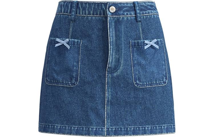 URBAN REVIVO Denim Short Skirts Women's