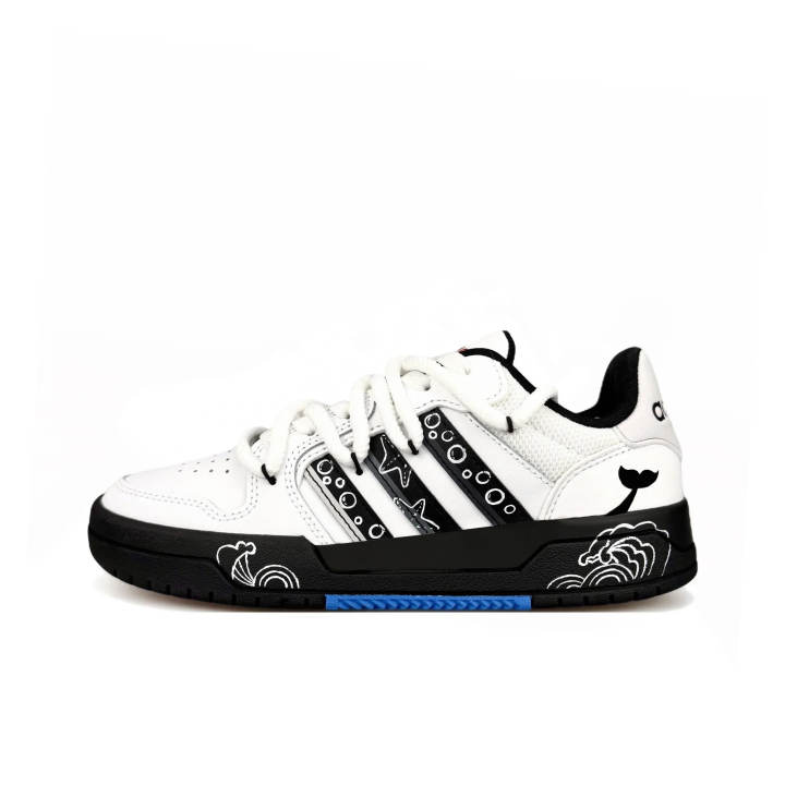Adidas Adidas Neo Entrap Leather Slip Resistant Low top Skateboard Shoes Unisex