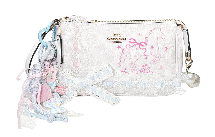 COACH COACH Artificial Leather Handbag Small Women's White