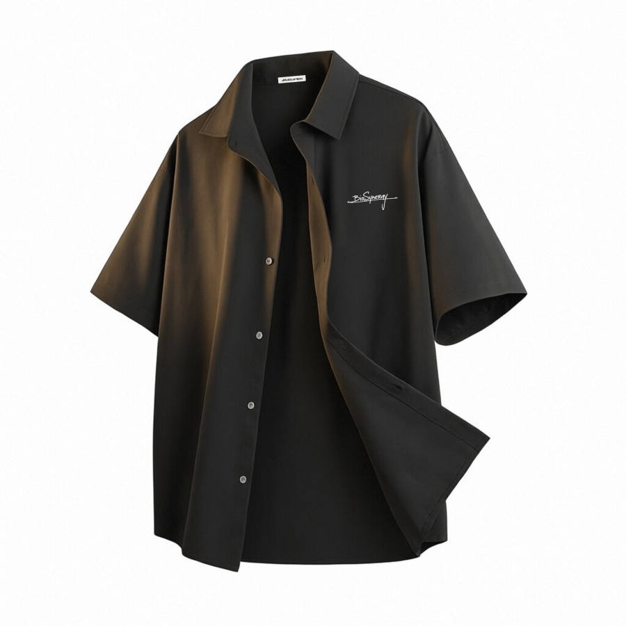 MUSCLETECH MUSCLETECH Shirts Unisex Lapel Thin Workwear