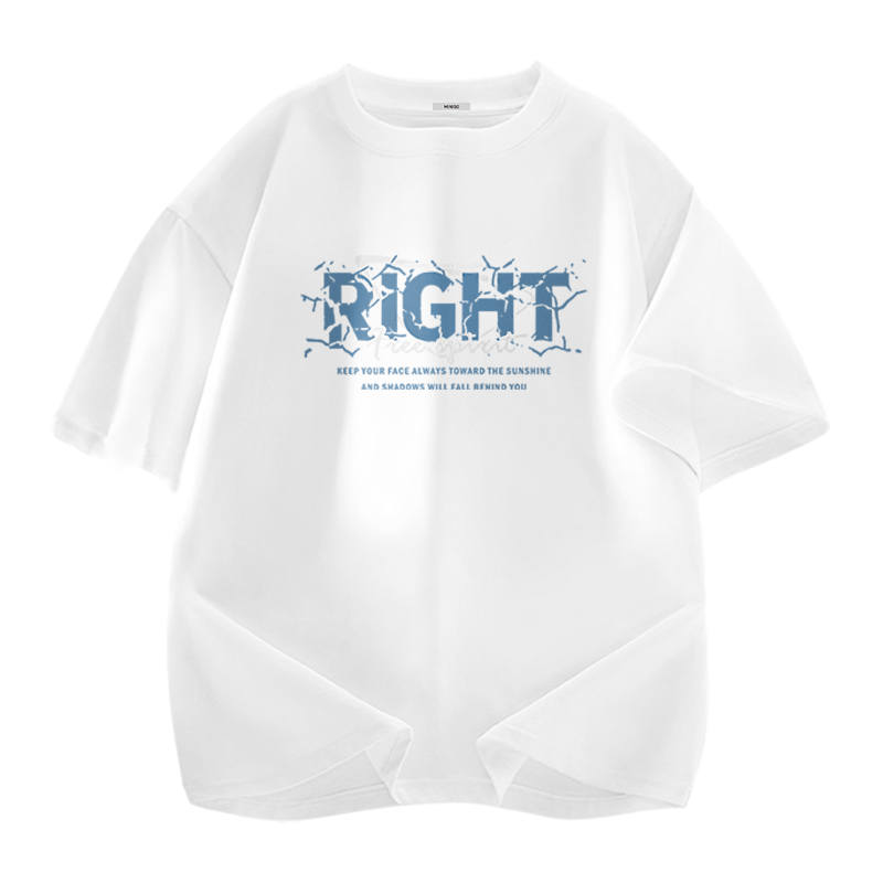 MINISO T Shirts Unisex Crew Neck Moderate Heavyweight