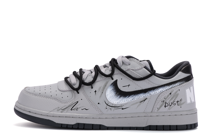Nike Nike Dunk Coverage Slip Resistant Low top Skateboard Shoes Unisex White Black