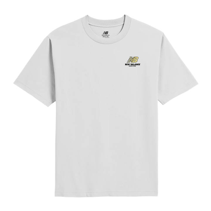 New Balance New Balance T Shirts Men's White Crew Neck Moderate