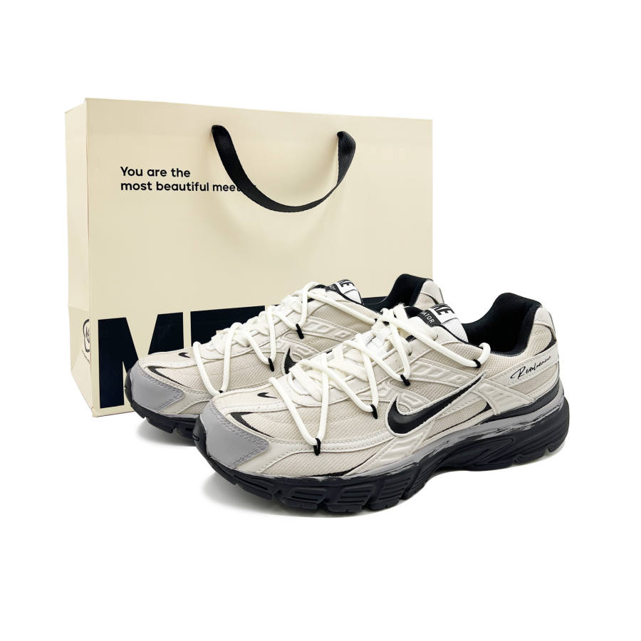 Nike Nike Initiator Cushioning Abrasion Resistant Breathable Low top Casual Running Shoes Unisex Ecru Gray
