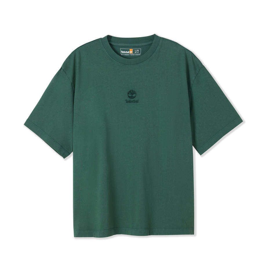 Timberland T Shirts Men's Pine Needle Green Crew Neck