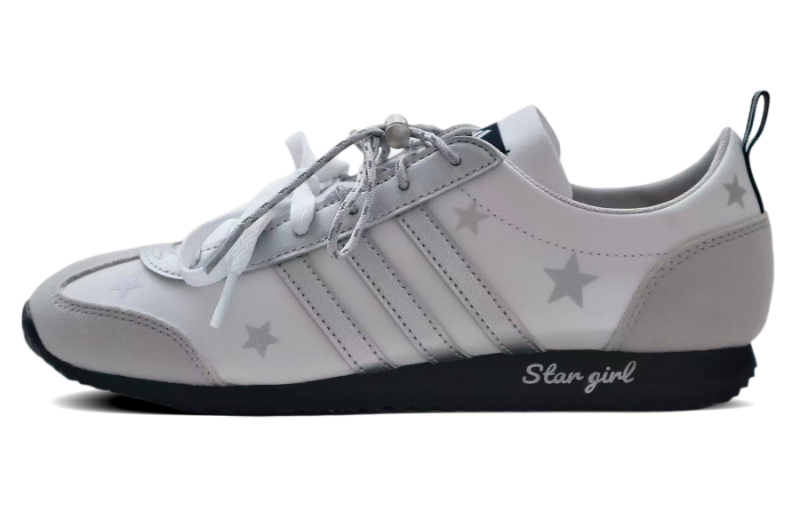 Adidas Adidas VS JOG 2.0 Lightweight Breathable Low top German Army Trainers Unisex Gray White Silver
