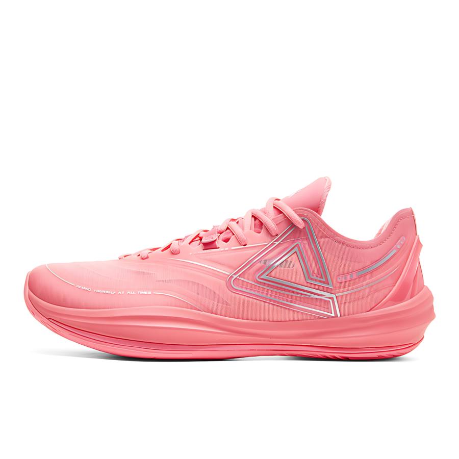 PEAK Light And Agile 3.0 Peach Colorway Low top Basketball Shoes Men's Crystal Red