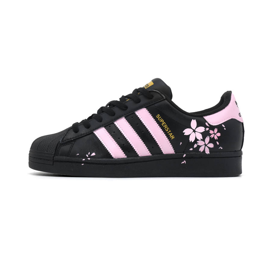 Adidas Originals SUPERSTAR Girly Sweetheart Pu Abrasion Resistant Lightweight Low top Skateboard Shoes Women's