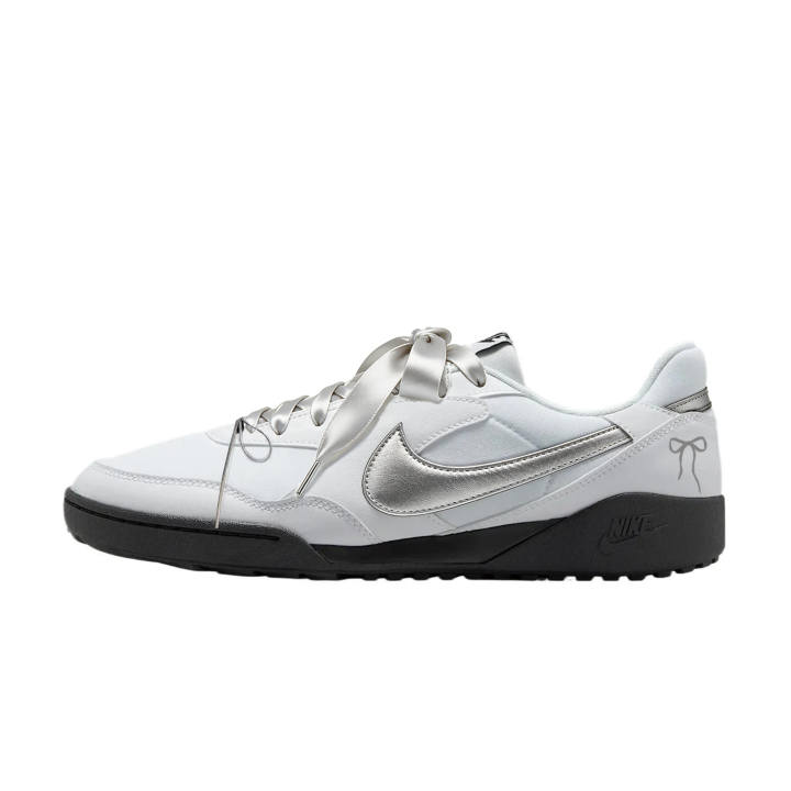 Nike Nike Terra Manta Dance Synthetic Leather Abrasion Resistant Low top Training Shoes Women's Moonlight Silver