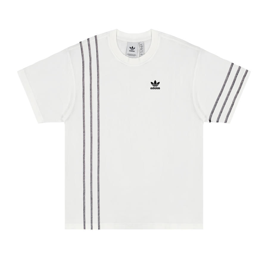 Adidas Originals Crew Neck Short Sleeved T Shirts Unisex