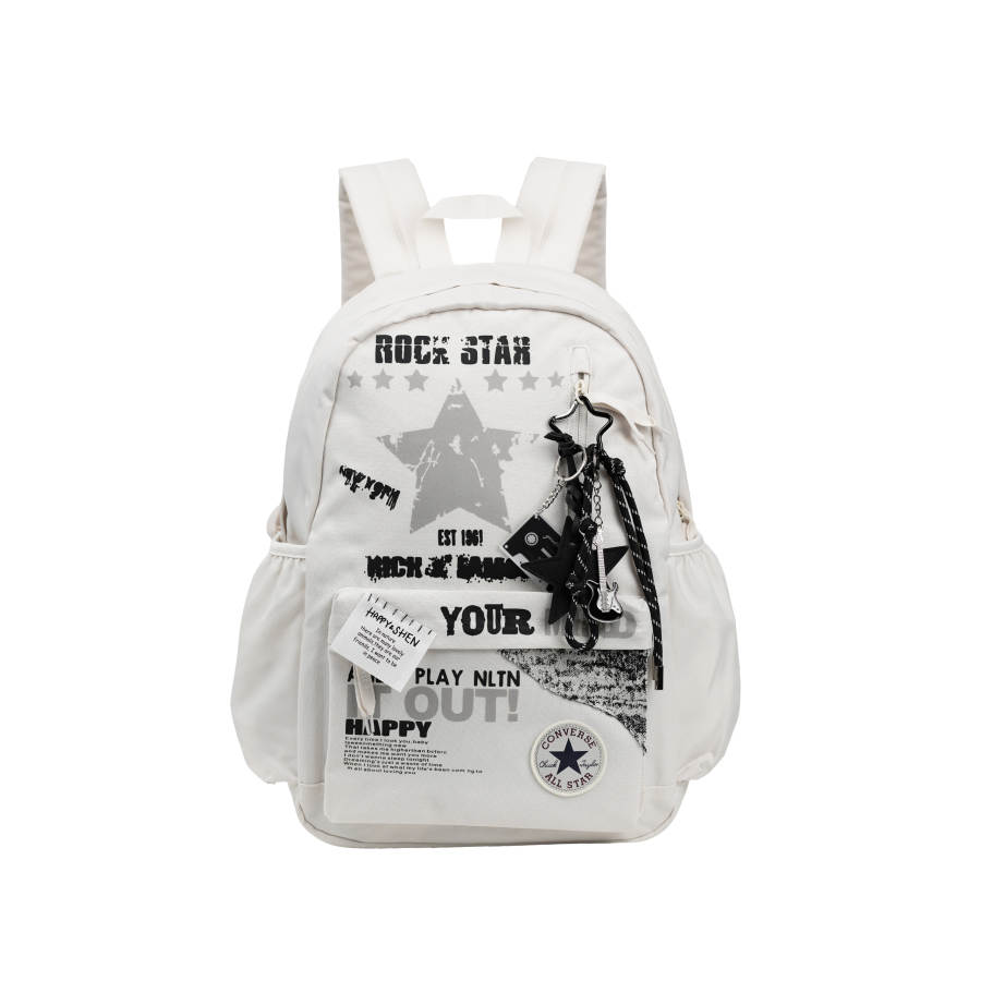 Converse Converse Polyester Backpack Medium Unisex Gray White