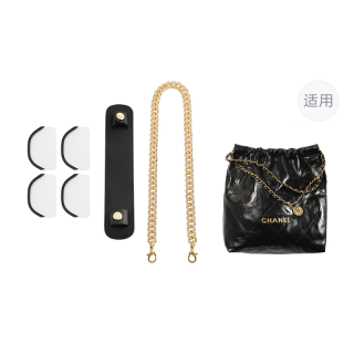 Ingenuity Handmade Cow Leather Bag Straps Women's Black