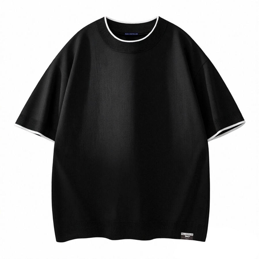 PAUL COSTELLOE T Shirts Unisex Crew Neck Thin Straight Fit