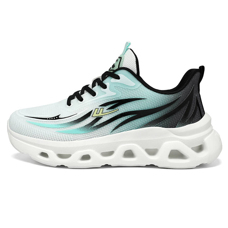Warrior Cushioning Height Increasing Abrasion Resistant Lightweight Breathable Low top Running Shoes Men's