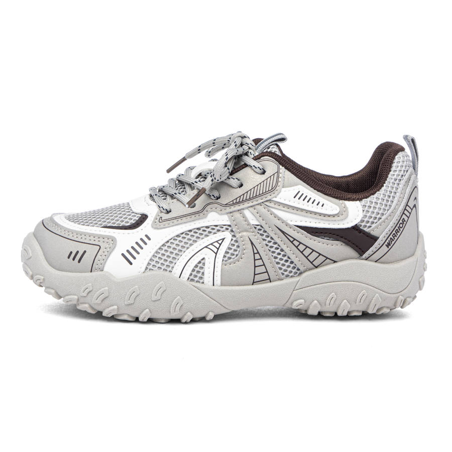 Warrior Synthetic Leather Cushioning Slip Resistant Abrasion Resistant Breathable Lightweight Low top Running Shoes