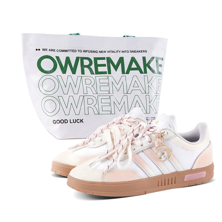 Adidas Adidas Gradas Low top Skateboard Shoes Unisex Pink Orange