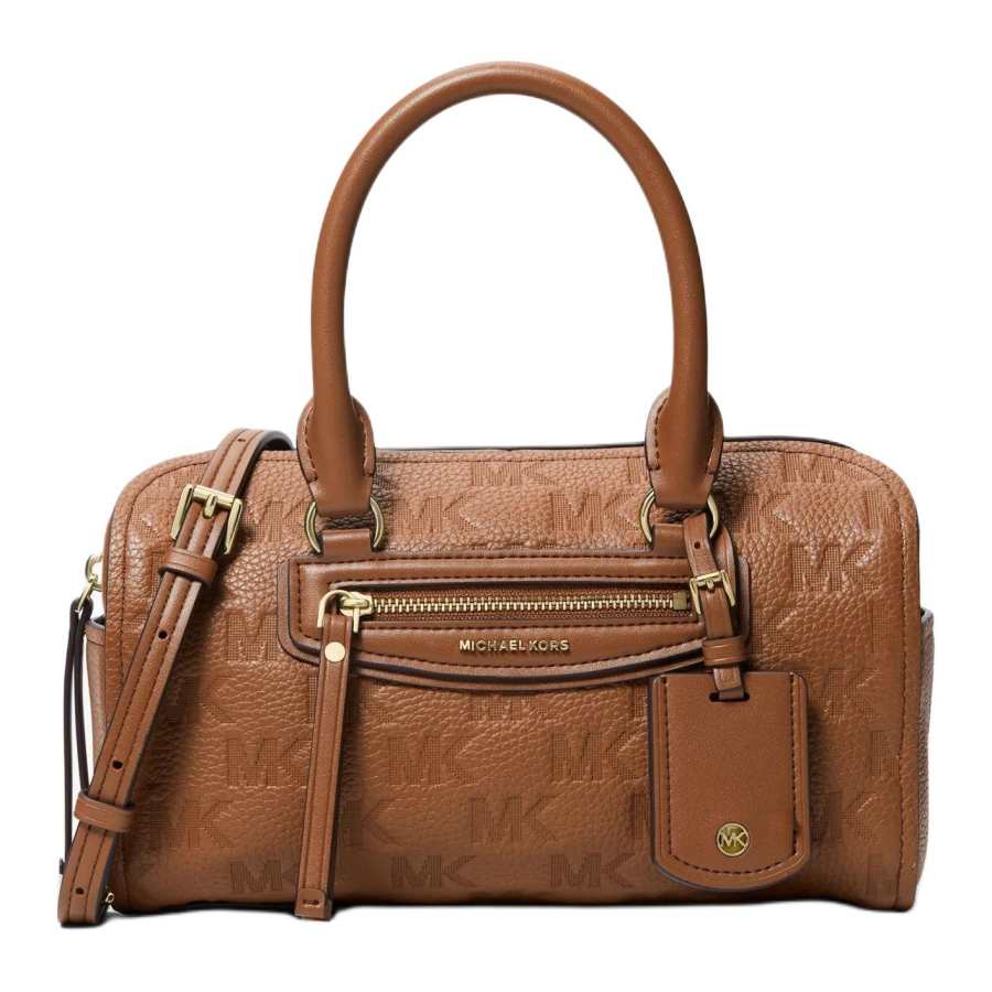 MICHAEL KORS Jet Set Travel Cow Leather Handbag Mini Women's Brown