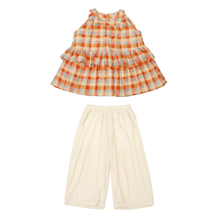 Lanza Casual Sportswear 2 Piece Set Orange Kids'