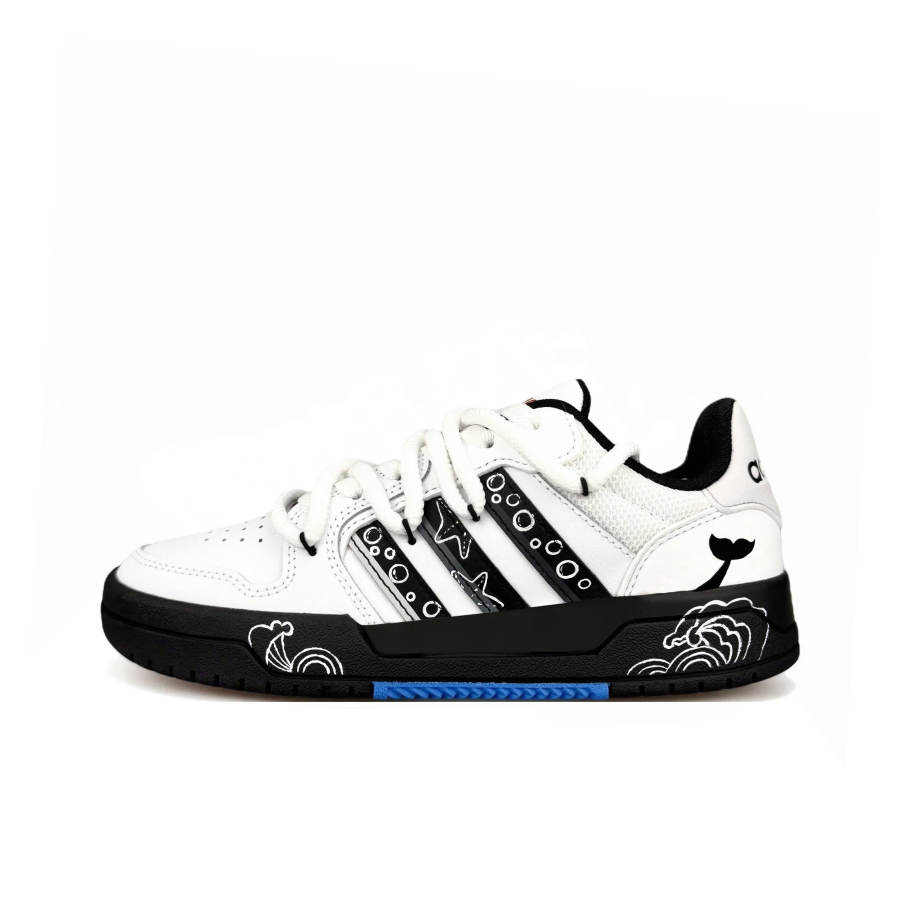 Adidas Adidas Neo Entrap Leather Slip Resistant Low top Skateboard Shoes Unisex