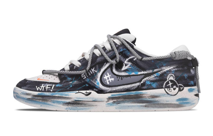 Nike Nike SB Force 58 No Man's Land Low top Skateboard Shoes Men's Black Blue