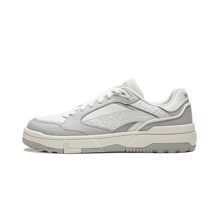 Li-Ning Li Ning Wave LITE Low top Skateboard Shoes Men's White Gray