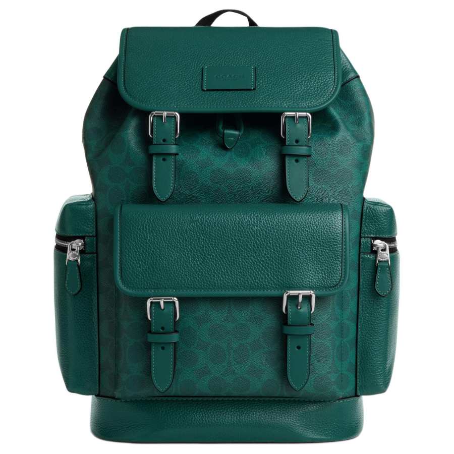 COACH COACH Sprint Cow Leather Backpack Large Men's Sea Green