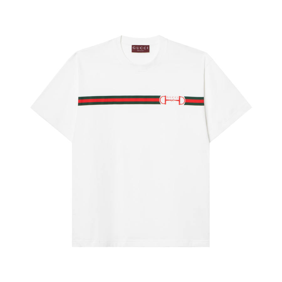 Gucci Logo Printed Crewneck T-Shirt