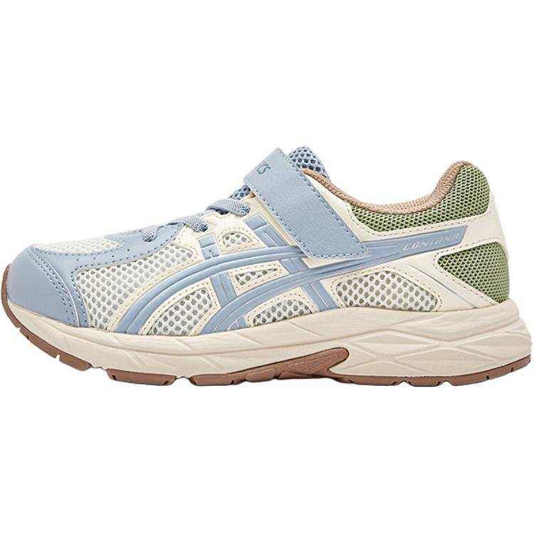 ASICS RUNNING KIDS Synthetic Leather, Textile Abrasion Resistant Rebound Breathable Support Low top Running Shoes Blue
