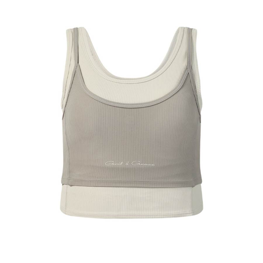 FILA Fitness Tank Top Women's Lunar Meteorite Gray