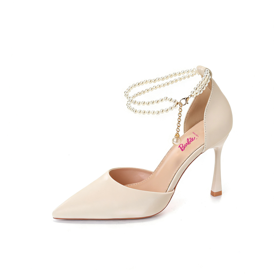 Barbie High Heels Women's Nude/Black/Ecru