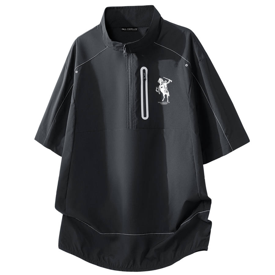 PAUL COSTELLOE T Shirts Unisex Stand Collar Straight Fit