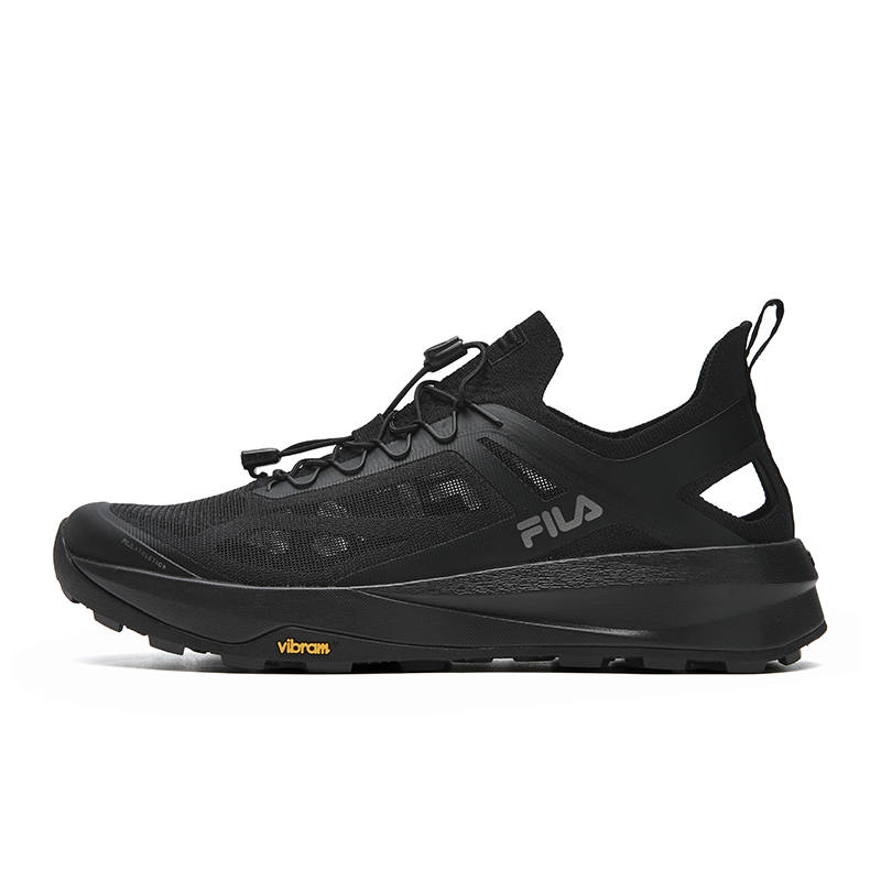 FILA HORIZON 2 Cushioning Abrasion Resistant Breathable Support Lightweight Outdoor Shoes Men's Black