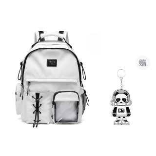 CHAOFANJI Membrana Dermalis Backpack Unisex Black/White