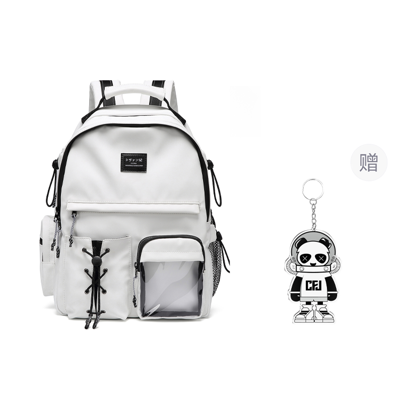 CHAOFANJI Membrana Dermalis Backpack Unisex Black/White