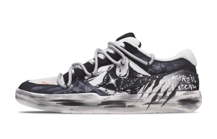 Nike Nike SB Force 58 Luo Xi Limit Low top Skateboard Shoes Men's Black White Gray