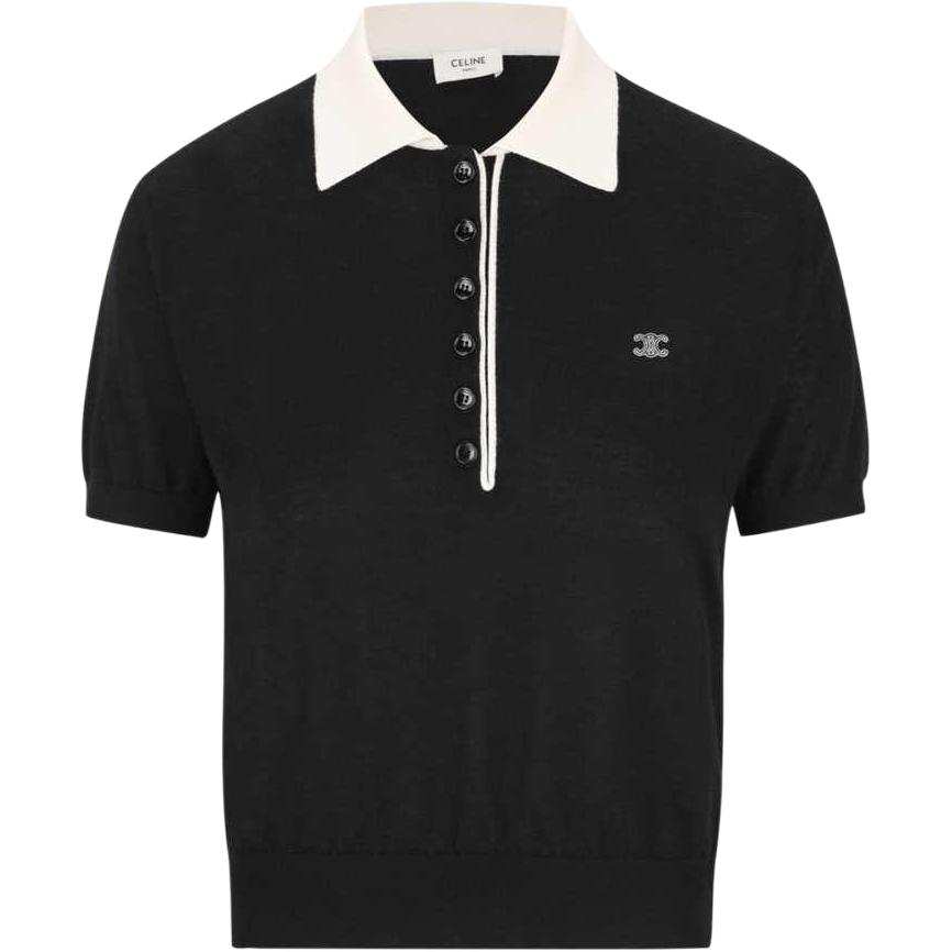 CELINE Triomphe SS26 Polo Shirt Women's