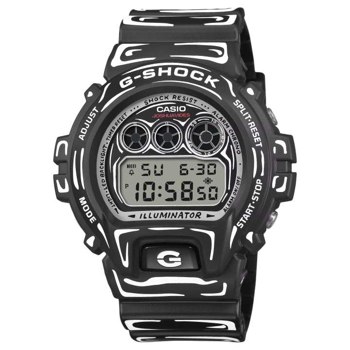 CASIO CASIO Joshua Vides 6900 Collection Quartz Movement Resin Strap Watch Men's Watches Gray Dial