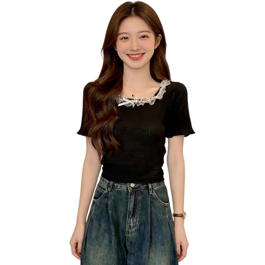 VENICEW Puff Sleeve T Shirt Women's