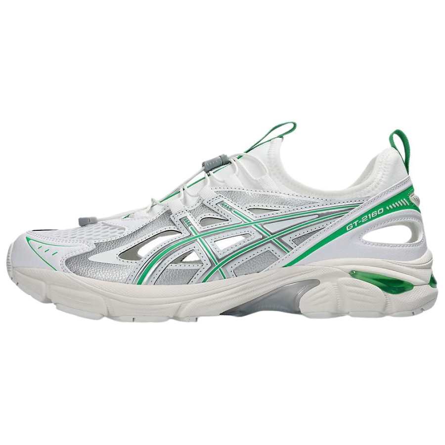 ASICS GT 2160 Lightweight Breathable River Trekking Shoes Unisex White Silver Green