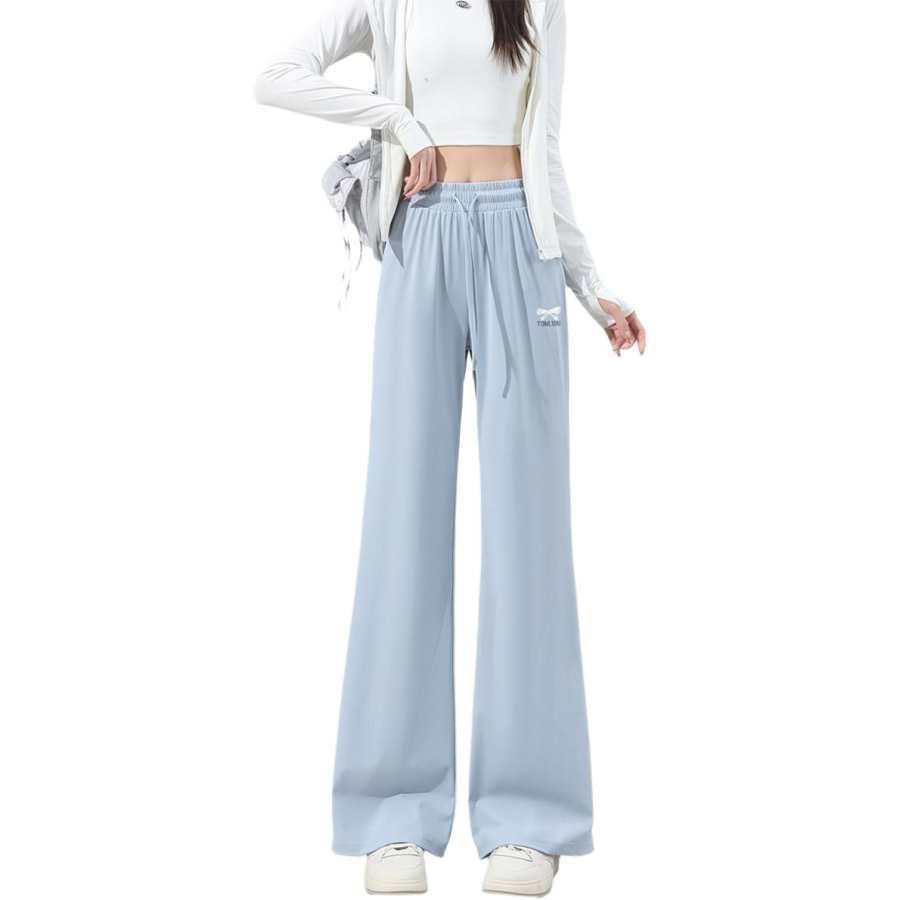Tonlion Casual Pants Women's Thin Bootcut Pants