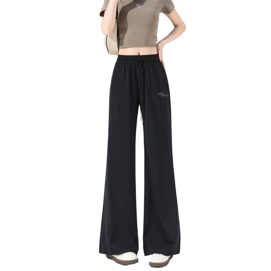 Tonlion Casual Pants Women's Thin Bootcut Pants