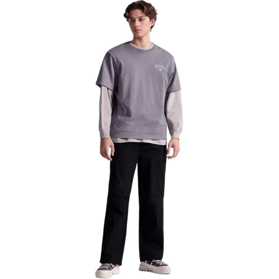 THE NORTH FACE T Shirts Men's 0UZ/Pearl Gray Crew Neck Moderate
