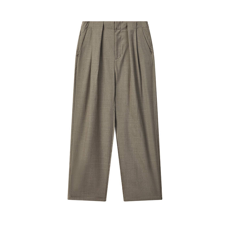 FILA MILANO Casual Pants Men's Leather Brown