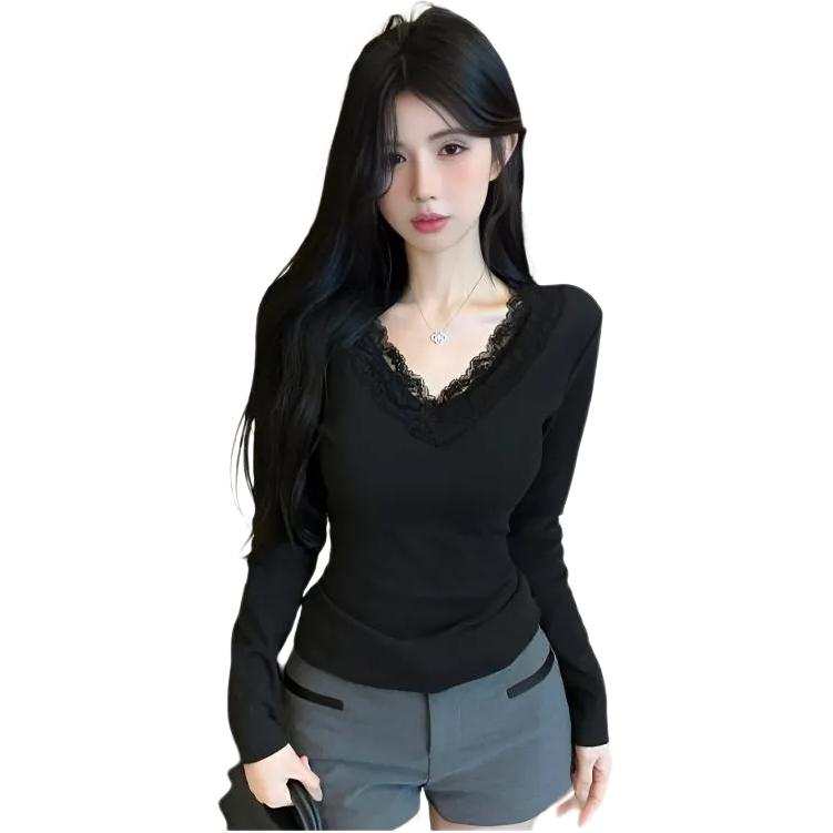 JBBCN Knitwear Women's V Neck Moderate