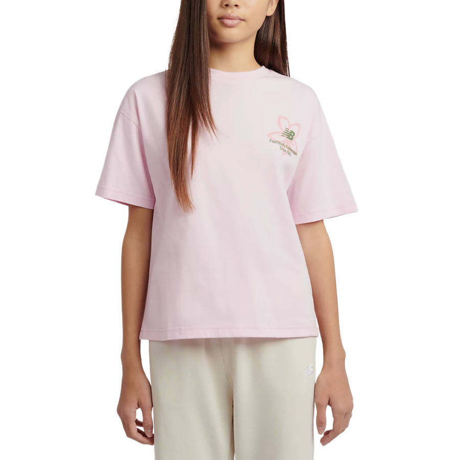 New Balance New Balance Kids T Shirts Crew Neck Moderate