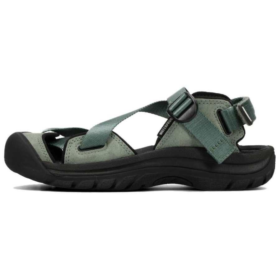 Keen Zerraport 2 Fabric Breathable River Trekking Shoes Women's Green