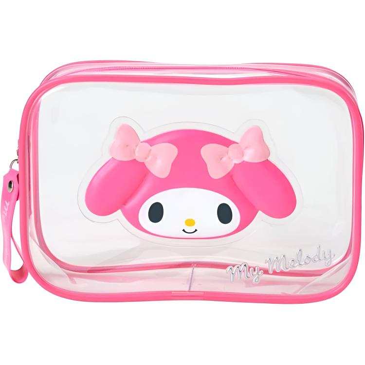 Sanrio PVC Polyvinyl Chloride Travel Storage Bag Women's Pink