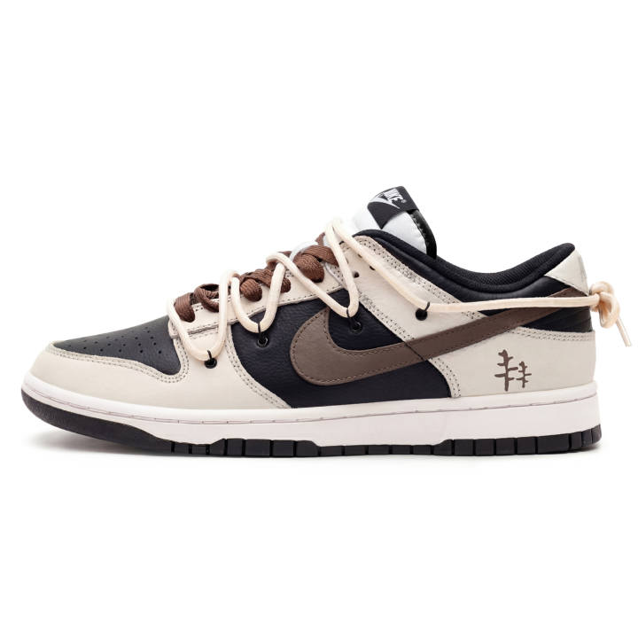 Nike Nike Dunk Withered Wood In Spring Abrasion Resistant Slip Resistant Low top Skateboard Shoes Unisex Brown Beige