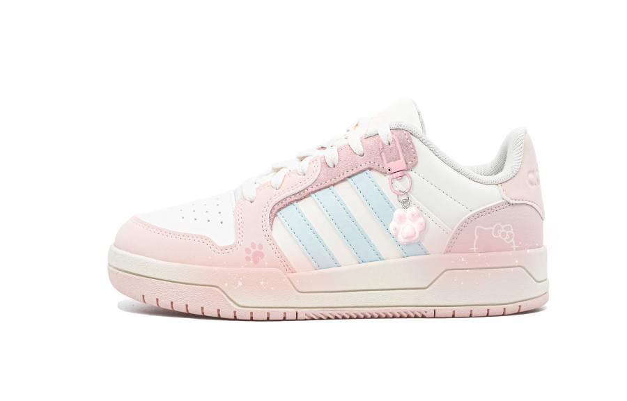 Adidas Neo Entrap Low top Skateboard Shoes Unisex Pink Blue