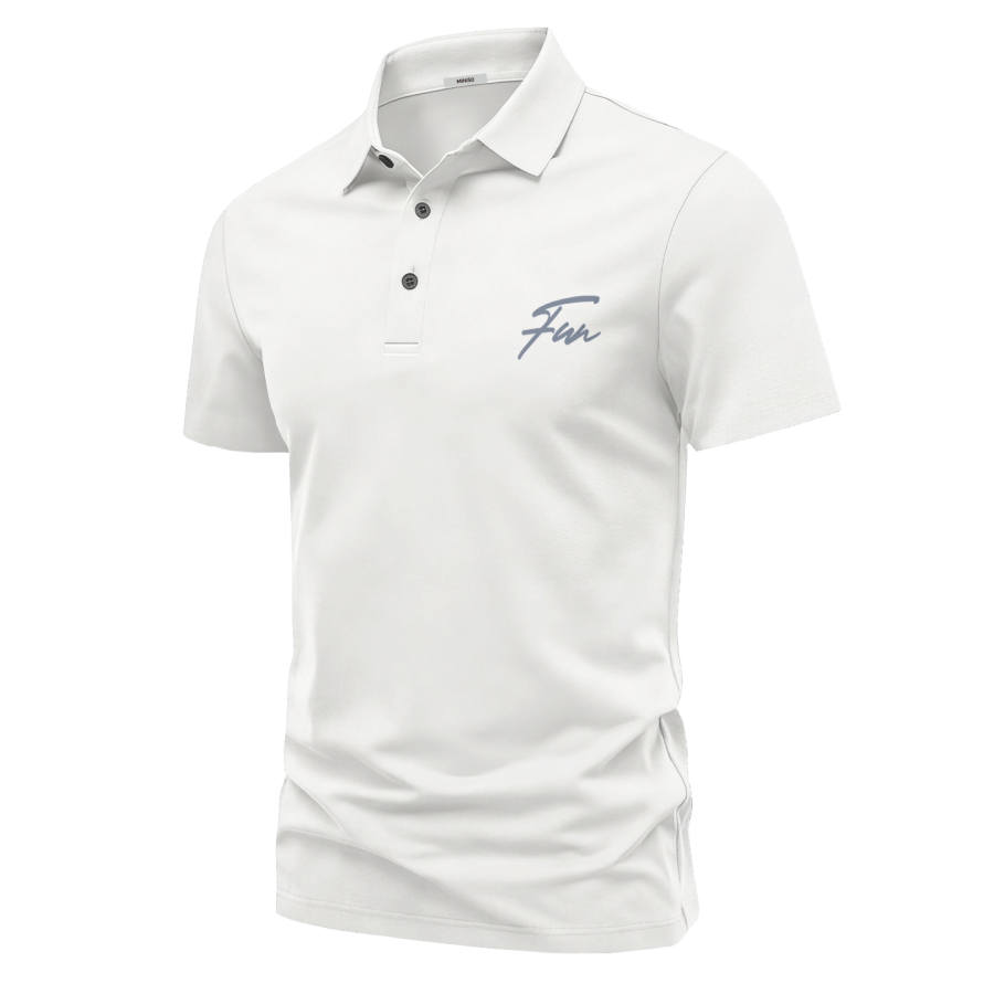 MINISO Polo Shirts Unisex Polo Collar Moderate Straight Fit
